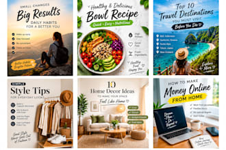 design professional pinterest pins