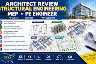 architect review structural engineering mep pe engineer in kansas ky il de ct ca