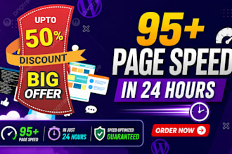 increase wordpress speed optimization and speed up wordpress website page speed