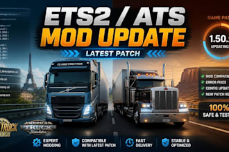 update ets2 ats mods for the latest game patch