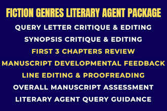 critique query letter cover letter synopsis literary agent manuscript submission