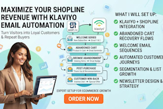 setup klaviyo shopline email marketing shopline email funnel weebly shopline