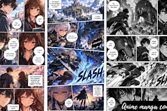 anime manga comic manga illustration comic book graphic novel anime manga art