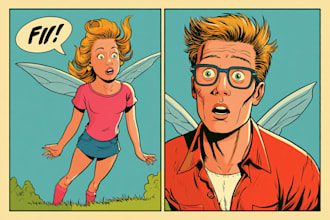 illustrate comics for writer