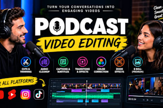 edit your podcast and interview videos professionally