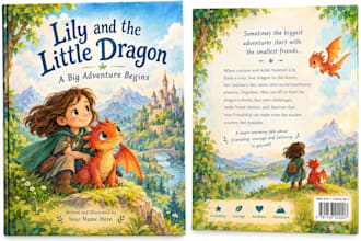 do children book illustration and children book cover