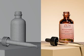 do 3d modeling, rendering and product animation