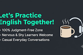 your friendly and judgment free english conversation buddy