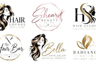 design a professional , salon, hairstylist, beauty, or hair care hair logo