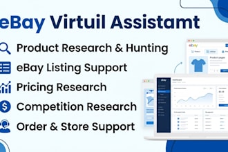 be your professional ebay virtual assistant