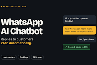 build a whatsapp ai chatbot and CRM automation with n8n