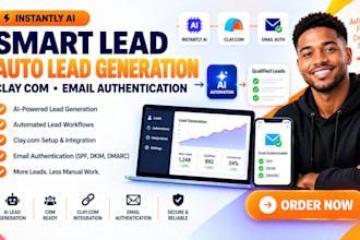 setup instantly ai smartlead auto lead generation vormac email authentication