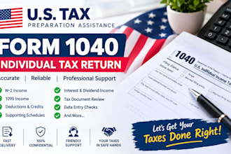 prepare your US individual tax return form 1040