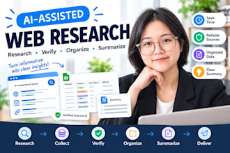 ai web research and data entry