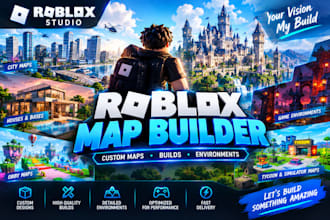 build a custom 3d roblox map,roblox game map builder, roblox environment builder