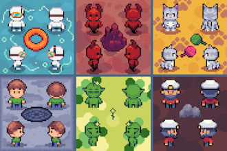 do pixel art characters