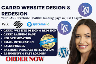 design carrd website redesign carrd landing page design carrd portfolio website