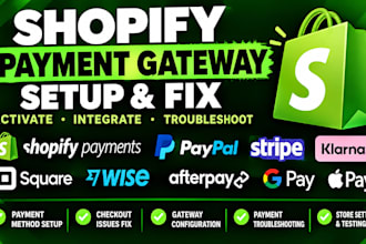 set up shopify payments, shopify balance, stripe, paypal, and wise seamlessly