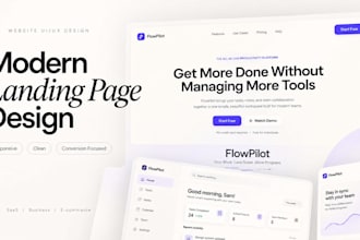 design a shopify product landing page that sells