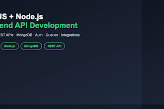 build a scalable nestjs nodejs backend API with mongodb