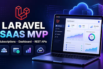 build a laravel saas mvp with stripe subscriptions and rest API