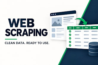 do data mining, web scraping, data extraction, web crawling, and data organizing