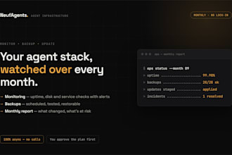 manage, monitor and maintain your ai agent stack