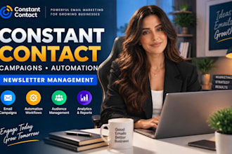 configure and manage email campaigns newsletters automation constant contact
