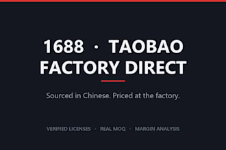 be your china sourcing agent from 1688 alibaba and taobao