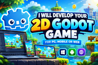 develop your 2d godot game for PC, mobile or web