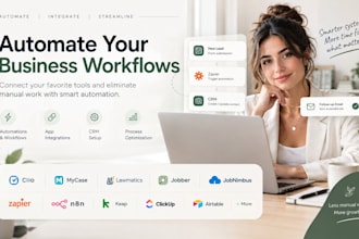automate clio mycase zapier automation n8n jobnimbus job lawmatic workflow api