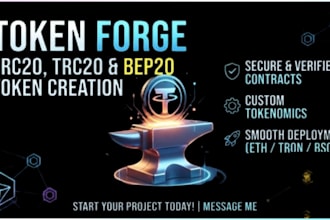 erc20, bep20 and trc20 smart contract development