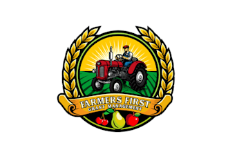 design custom agriculture farmers keep farming logo