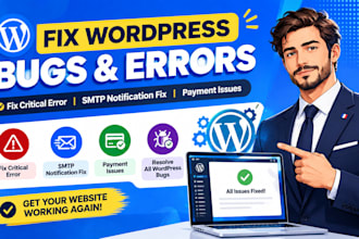 fix wordpress bugs, fix critical error, smtp notification fix and payment