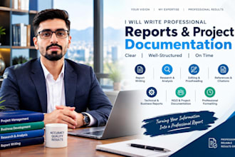 write professional reports and project documentation