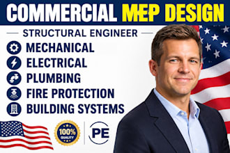 commercial mep design structural engineer mechanical electrical layout michigan