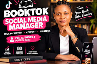 manage your booktok and promote your book