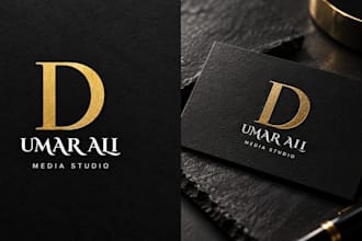 design a premium minimalist monogram logo