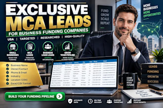 generate exclusive mca leads for business funding companies