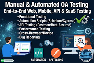 do professional manual testing and QA testing for your web or mobile app