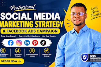 create a complete social media marketing for your business and facebook ads