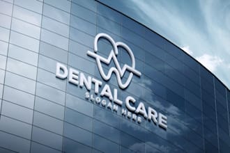 design modern logo for dental clinic smile, dentist office