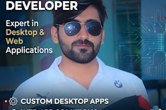 be your expert python desktop and web application developer