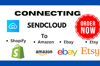 setup sendcloud shipping with shopify amazon ebay etsy woocommerce integration