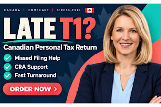 prepare and file your late t1 canadian personal tax return
