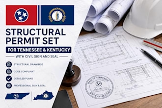 provide structural permit set for tennessee and kentucky
