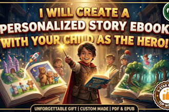 create a custom children story with your child as the hero