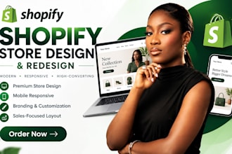 redesign shopify website or redesign shopify store