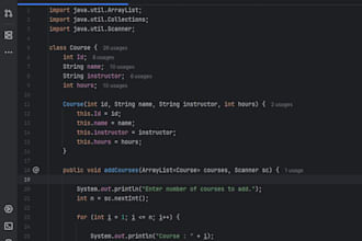 develop custom java solutions for your programming tasks