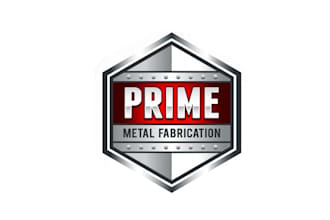 design custom industrial sheet metal shop logo